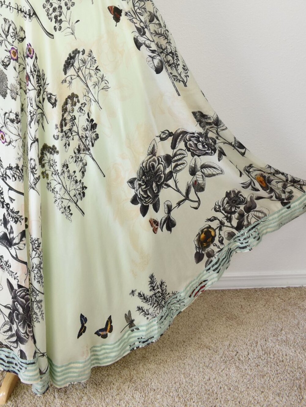 Kavita Bhartia Sleeveless A-Line Floral Maxi Dress - 2X - Picture 5 of 11